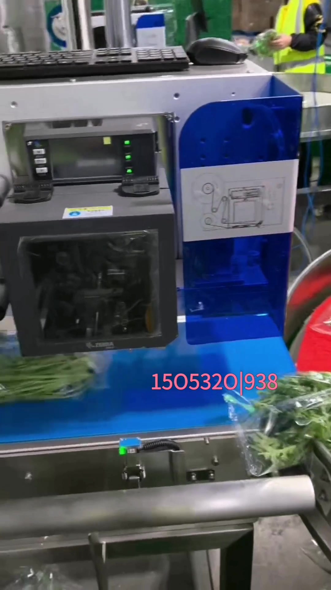 超市果蔬包装省人工蔬菜包装机迈德龙水果生鲜高速打包机贴标机