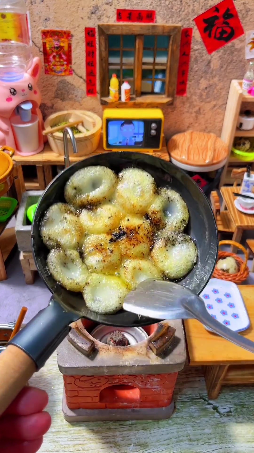 真实做饭～油炸汤圆