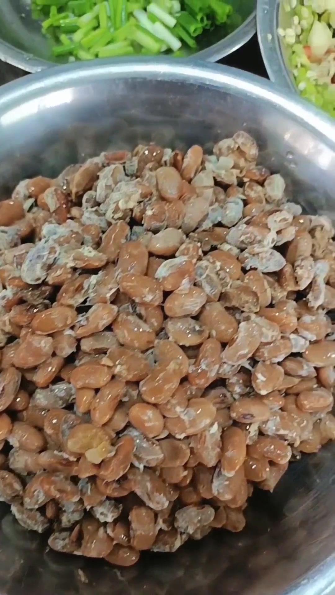 家常小炒:祁阳特色传统美食青椒炒霉豆子