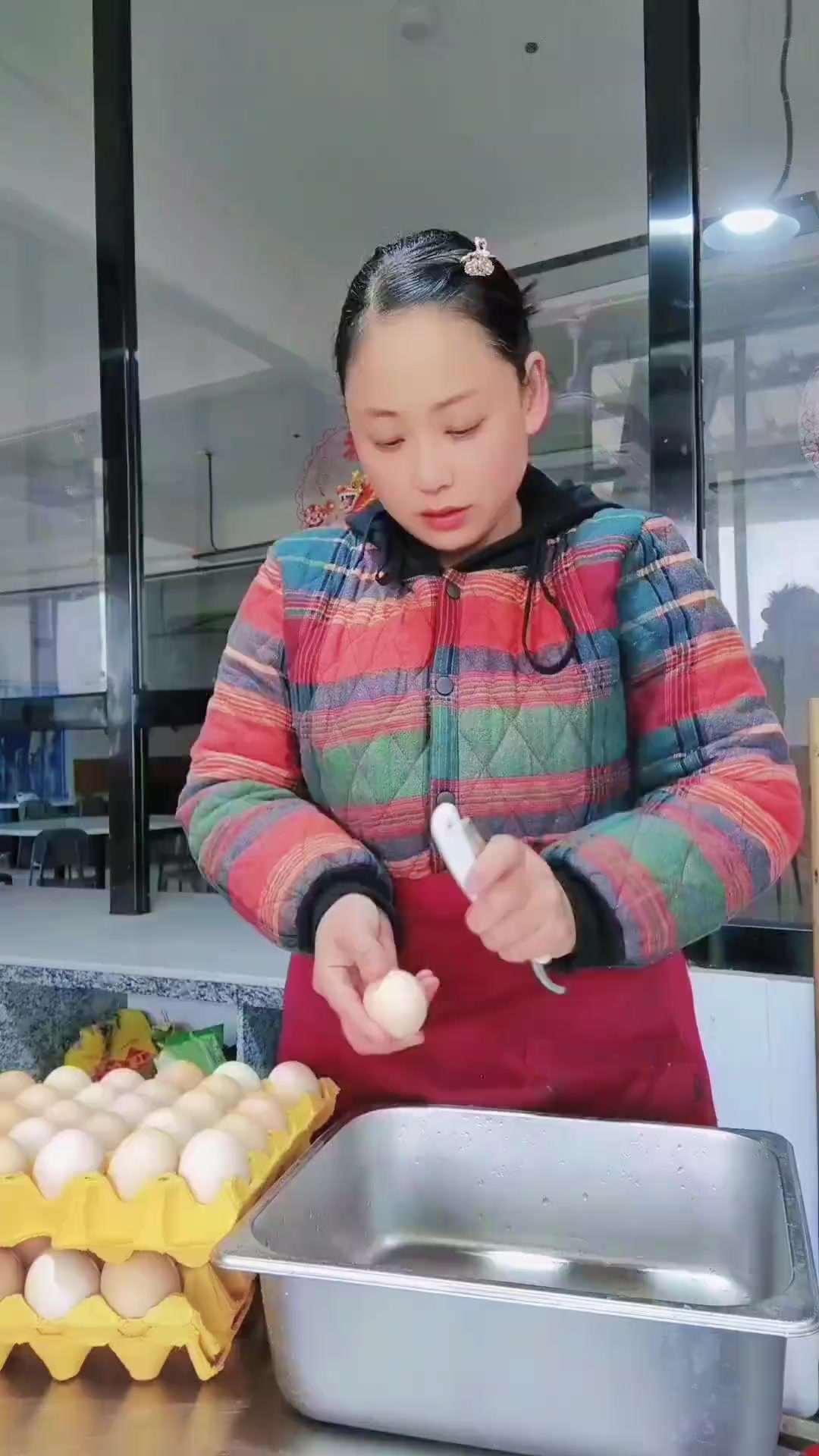 食堂板肉末水蒸蛋好吃营养高,认真做好每道菜提升菜品种类