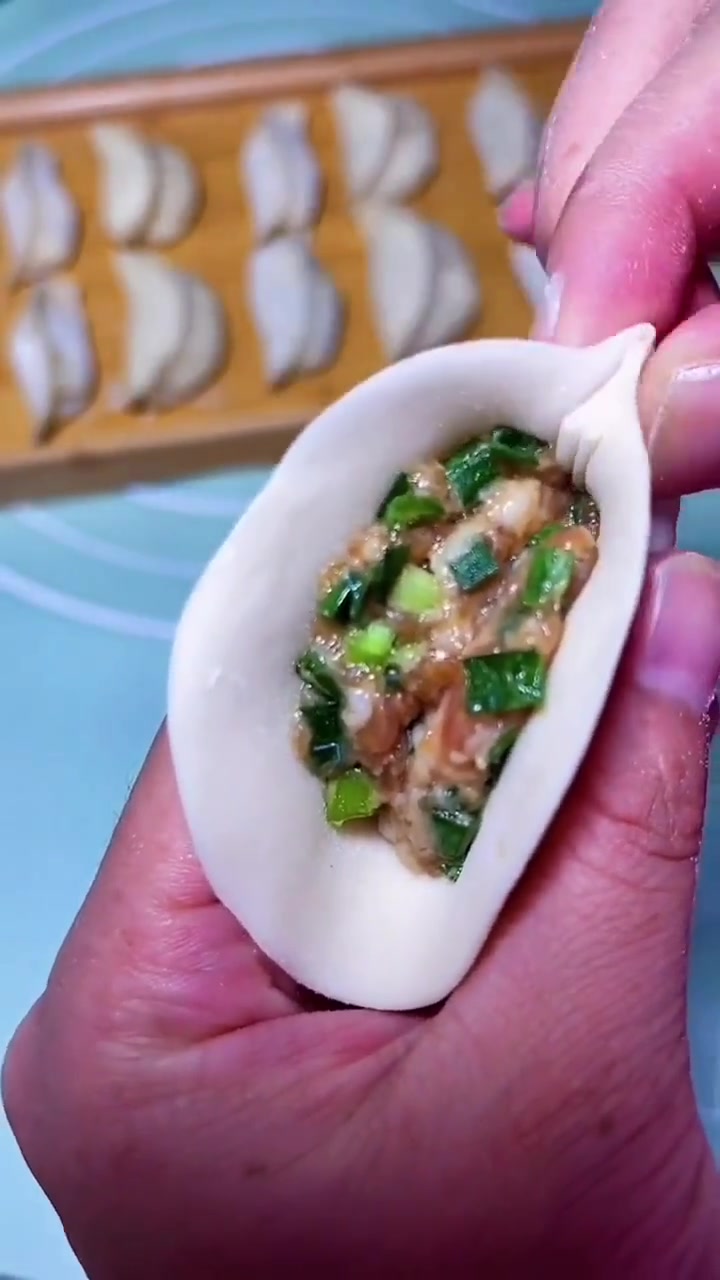 柳叶饺子超慢包法