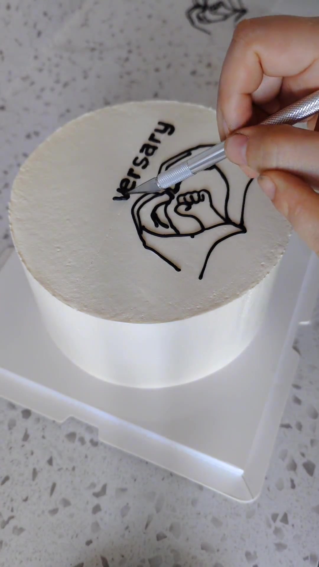 巧克力简笔画转移过程来啦