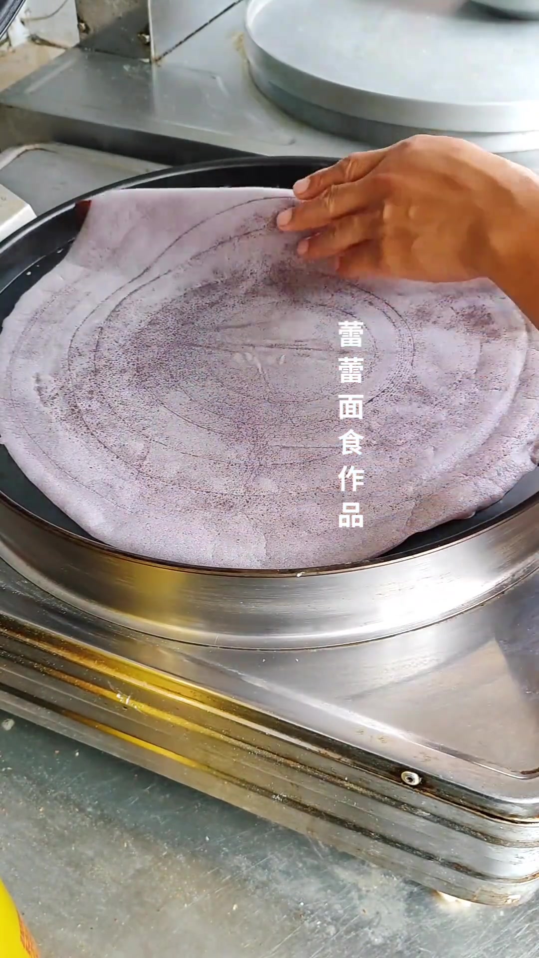 紫米面煎饼！凉了还软和筋道，口感绝了！