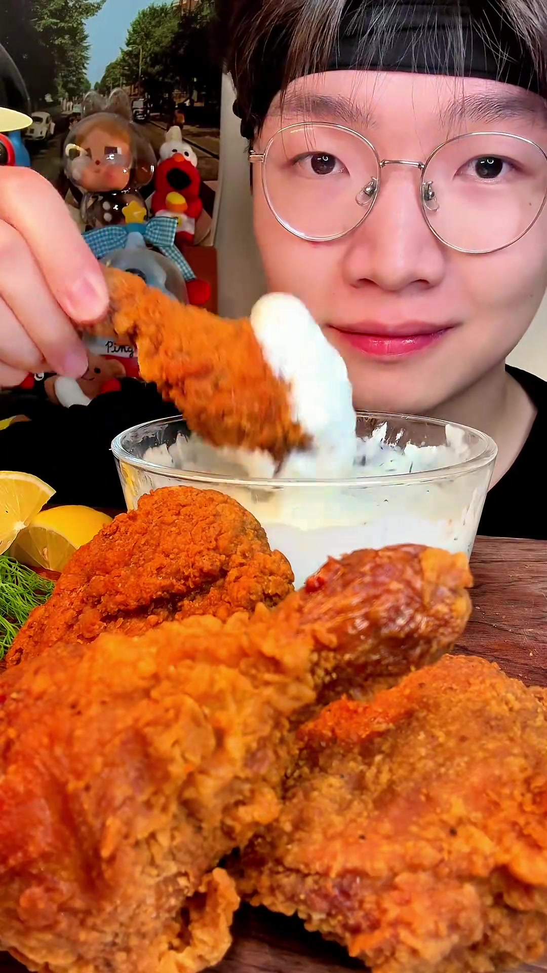 今天沉浸式吃牧场酱炸鸡,好久没吃给我馋懵了