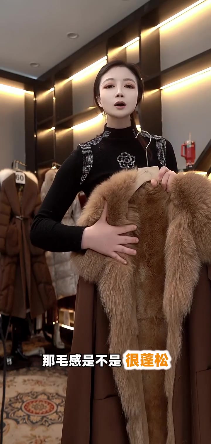 冬季抗寒派克服!毛领蓬松抗风又保暖,大码显瘦穿出高级感!
