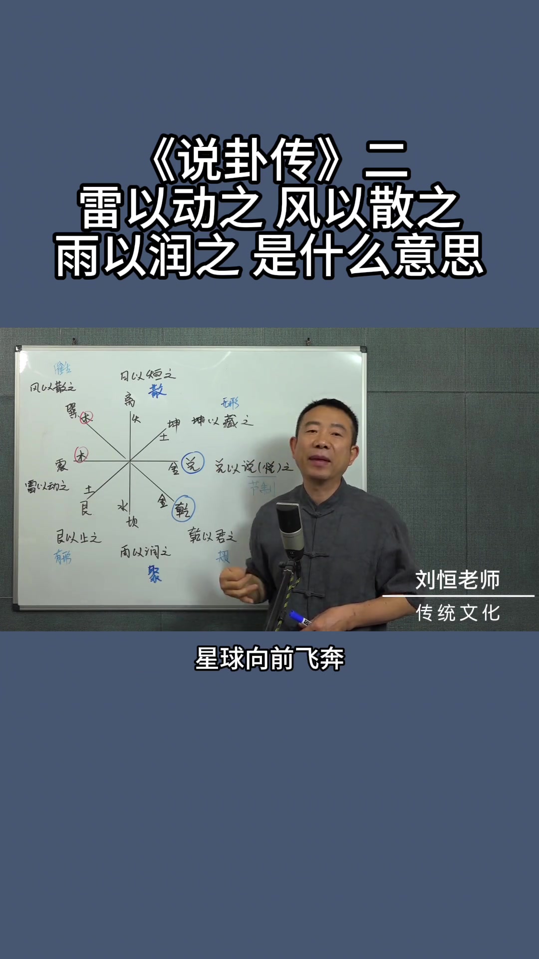 顺卦传：雷以动之，风以散之，雨以润之是什么意思？