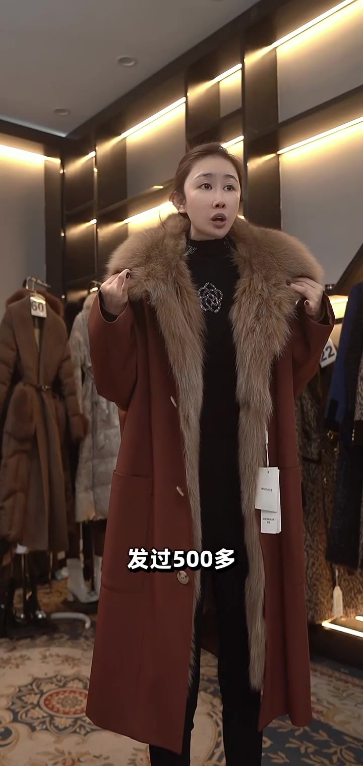 砖红色派克服显瘦又洋气!加厚保暖孕妈也能穿,复古休闲必备!