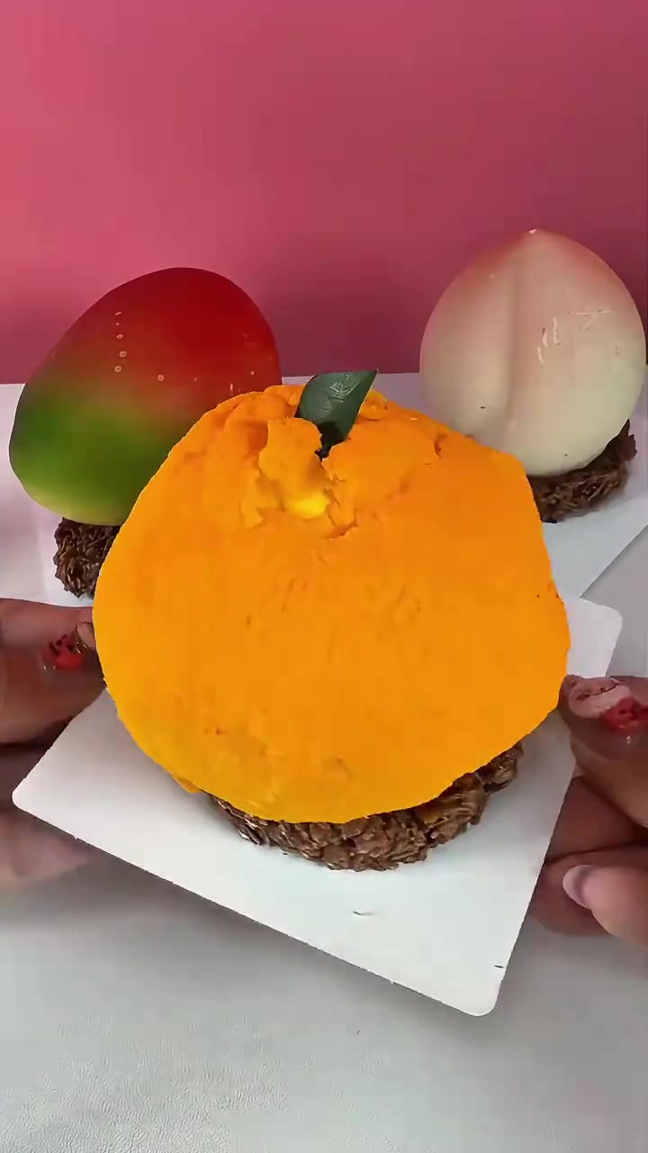 试吃仿真水果蛋糕,造型逼真,体验分享
