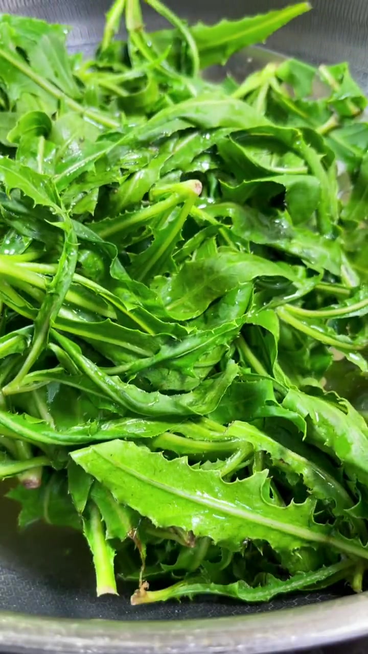 山北苦菜这样拌，脆爽解腻，配饭绝了！