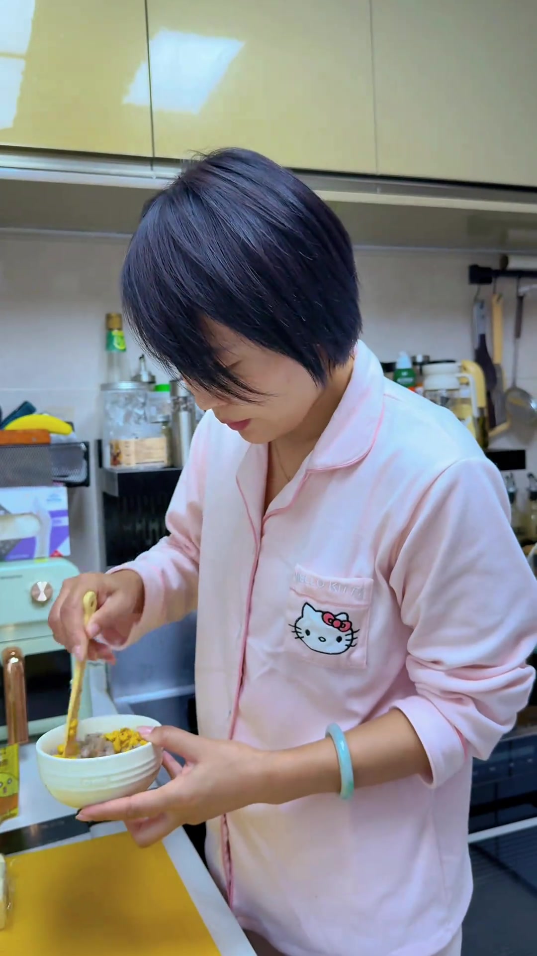 高中生营养早餐：牛肉乌冬面、南瓜米糊、虾滑芝士吐司