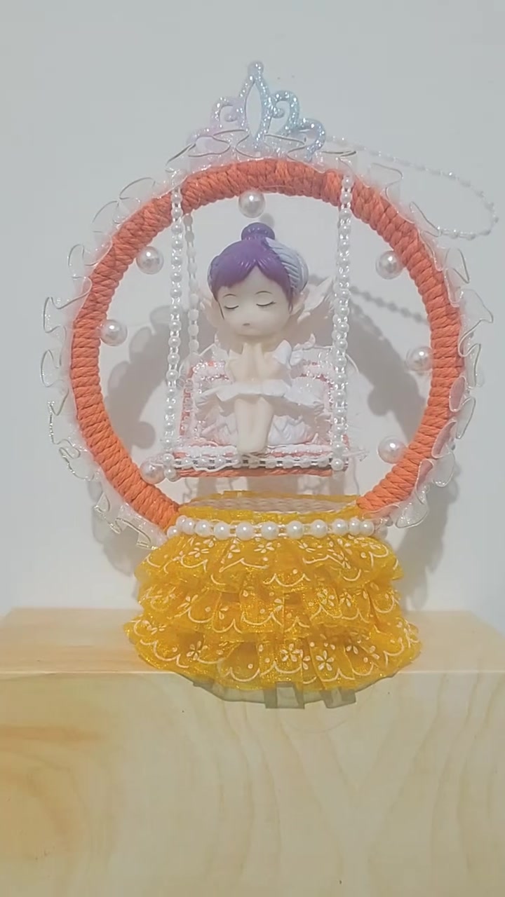 这梦幻小天使摆件太绝了