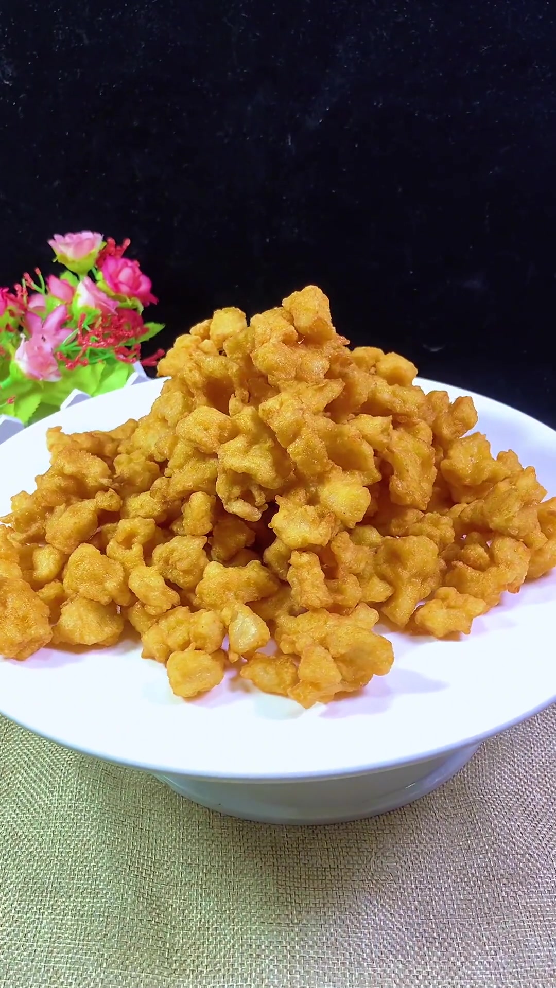 金黄酥脆奥尔良鸡米花教程！