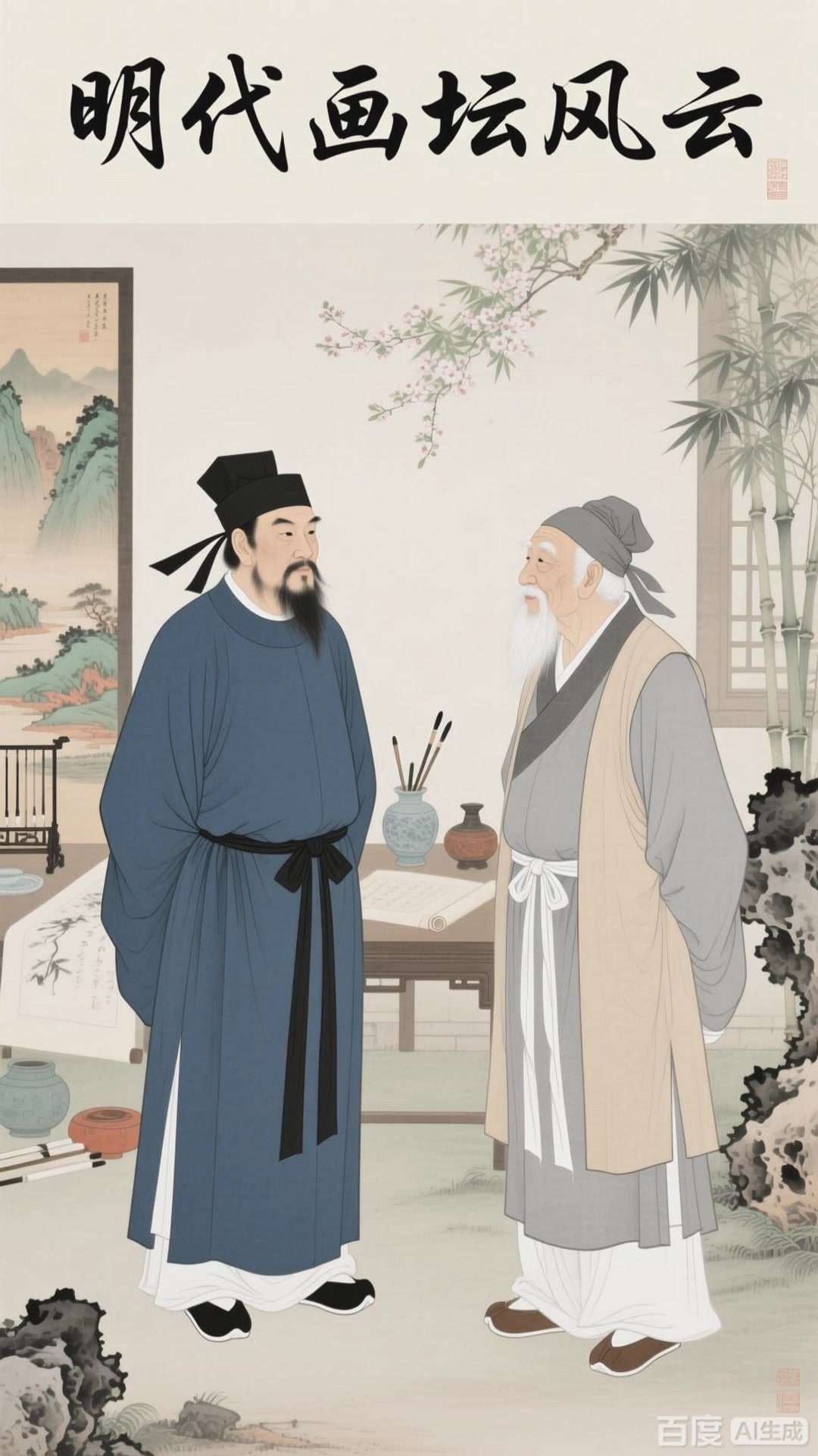 明代的绘画流派与浙派、吴派之争