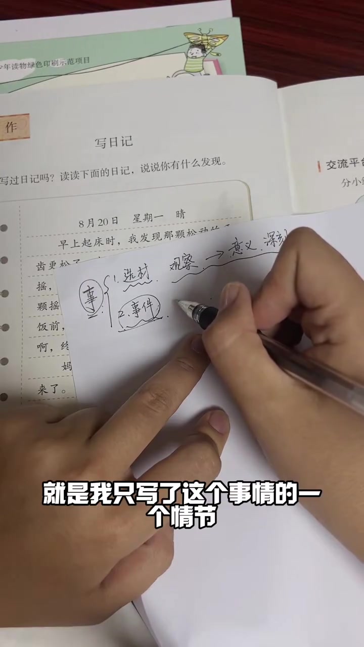 日记怎么写？抓好三点告别流水账