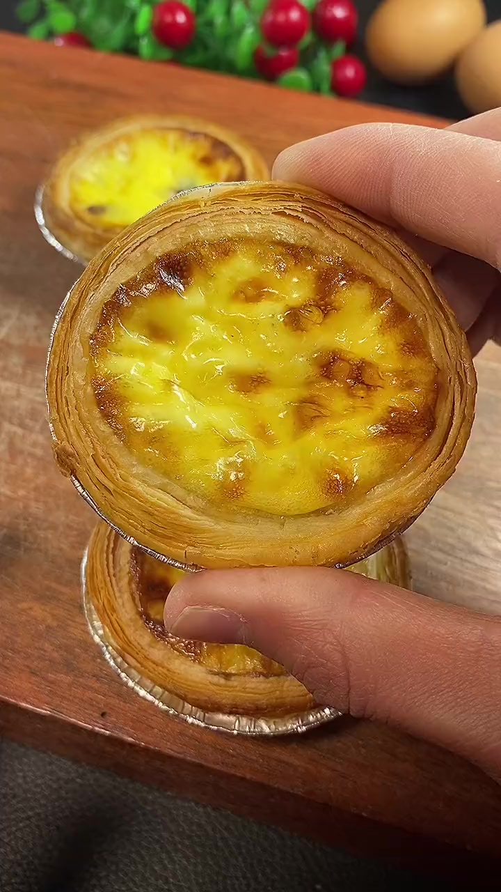 超简单蛋挞做法，快艾特男朋友做起来