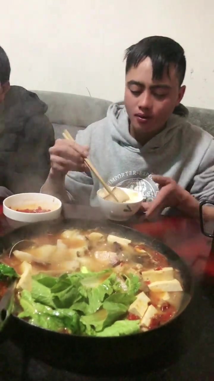吃点大白菜,自己在家煮火锅