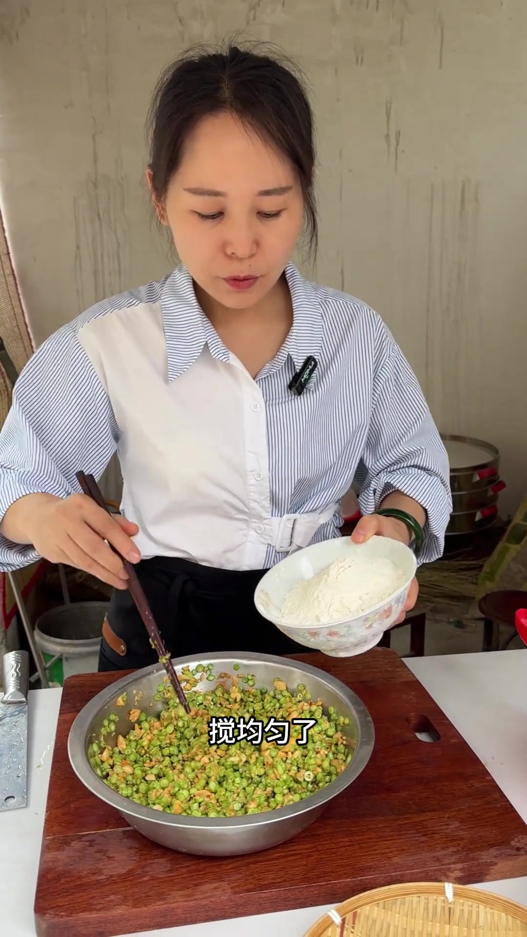 豆角疙瘩汤，汤鲜味美，好吃极了