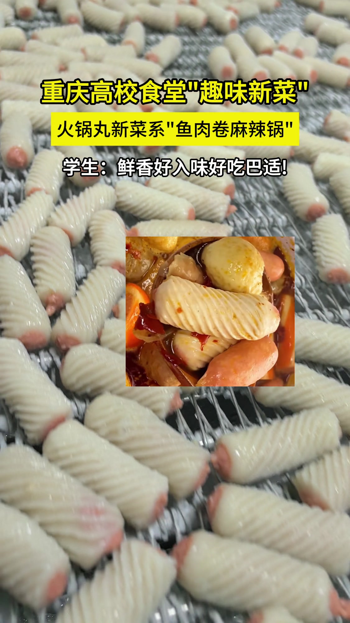 火锅丸新菜系鱼肉卷