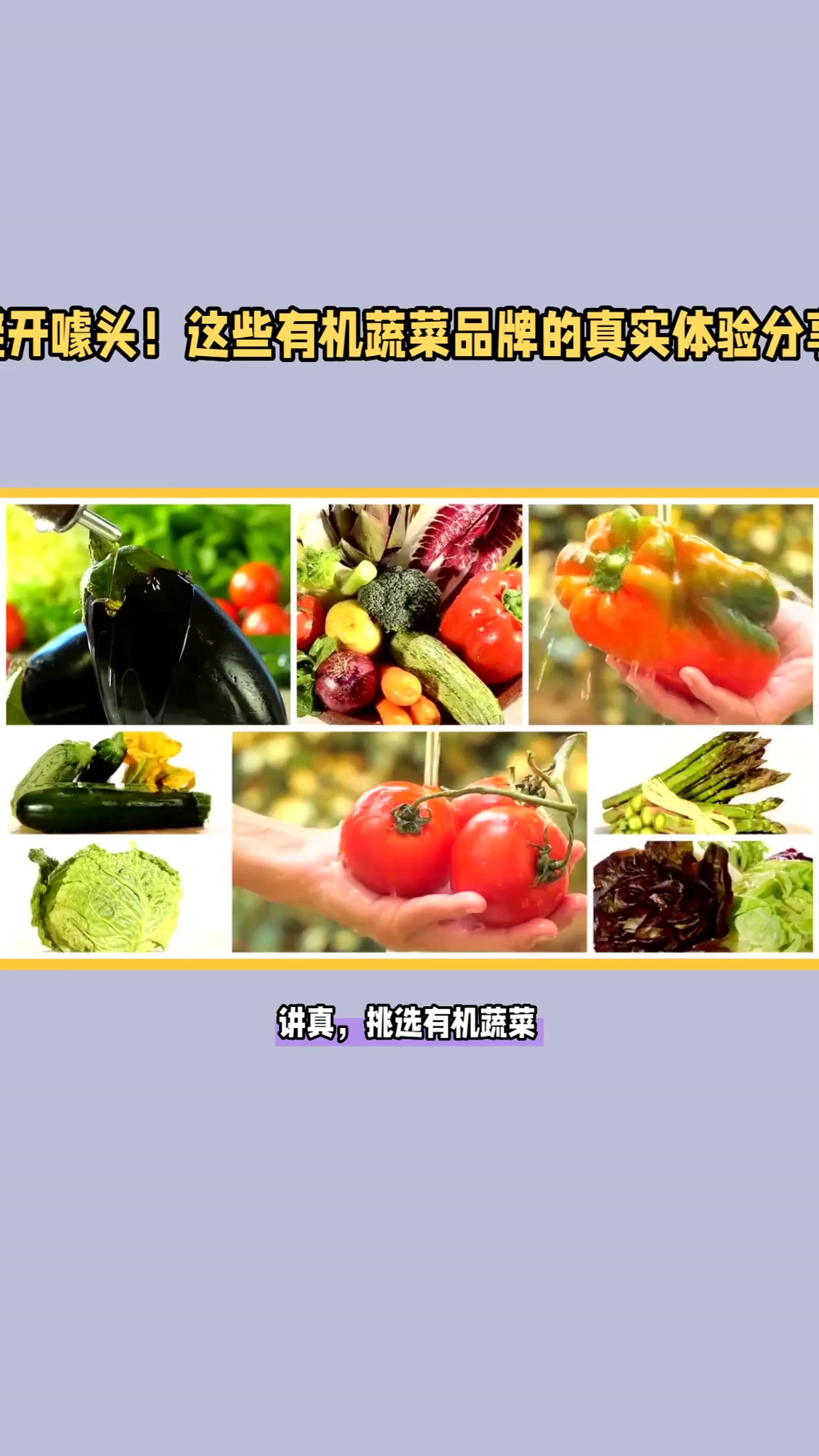 有机蔬菜什么牌子体验比较好？这三款口感香甜新鲜感爆棚