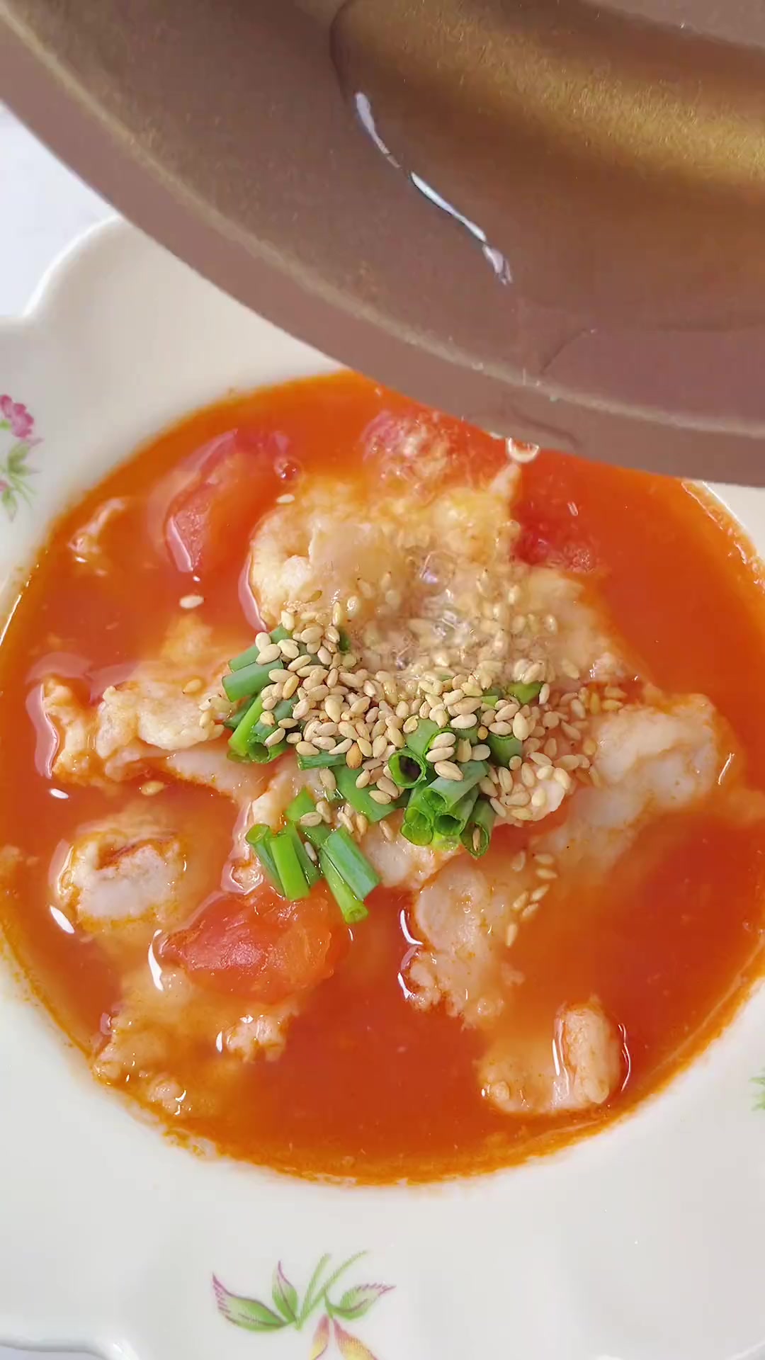 给宝宝做的番茄鱼辅食，酸甜可口味道绝了