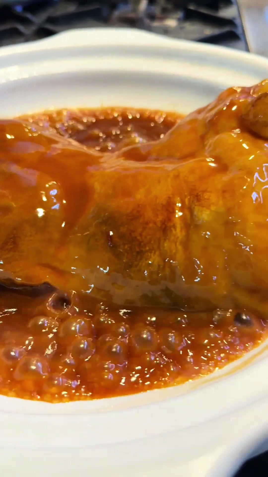 鲍汁扣百年深海大龙趸鱼扣，真材实料好味道