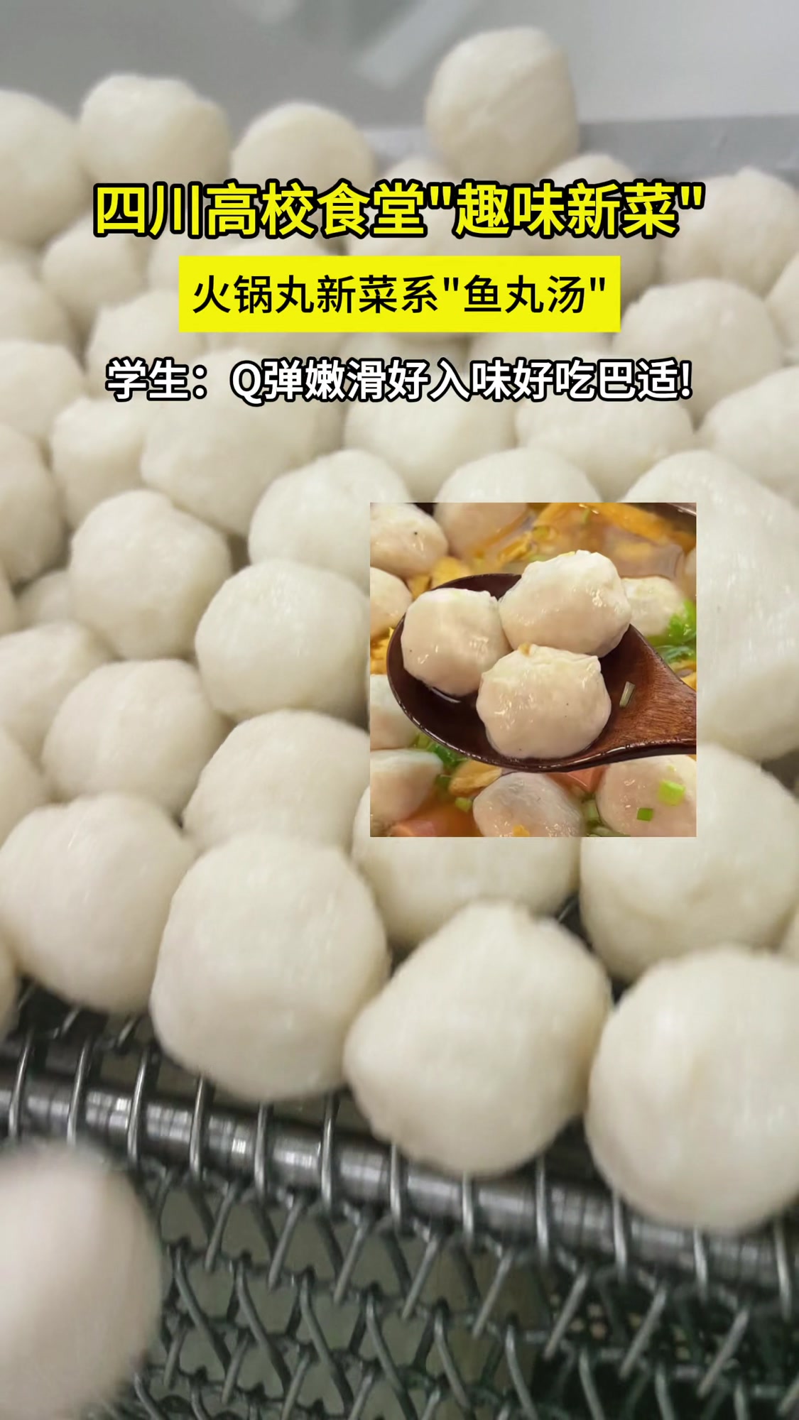 火锅丸新菜系鱼丸汤