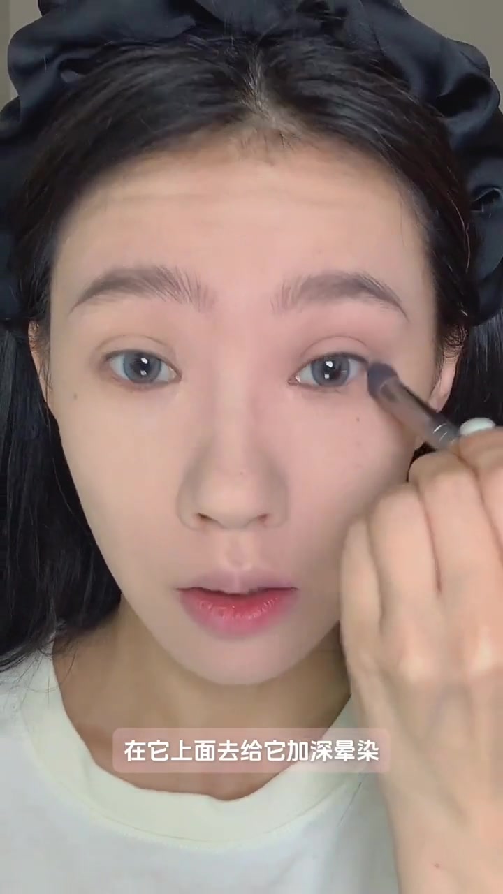详细版混血眼妆教程，新手友好～
