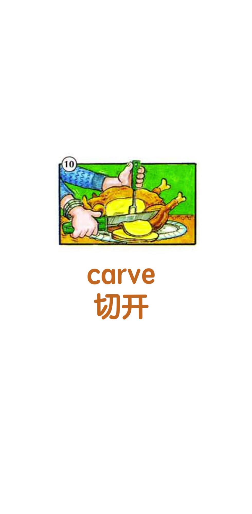 各种食物准备和食谱的英文单词