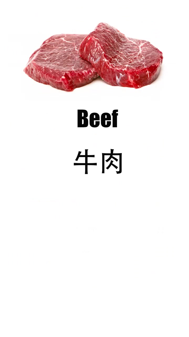 各种肉类的英文单词，你最喜欢的肉是什么？