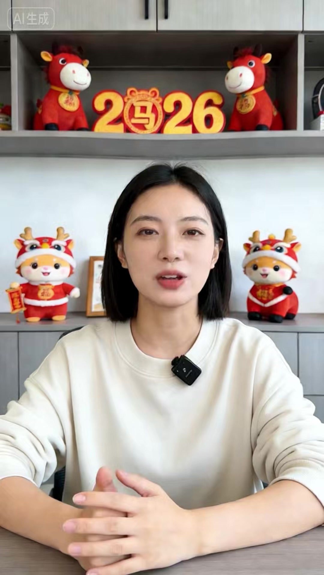 听说戴上这个,马年可以拥有由内而外的好运?#AISMILE数字代言人