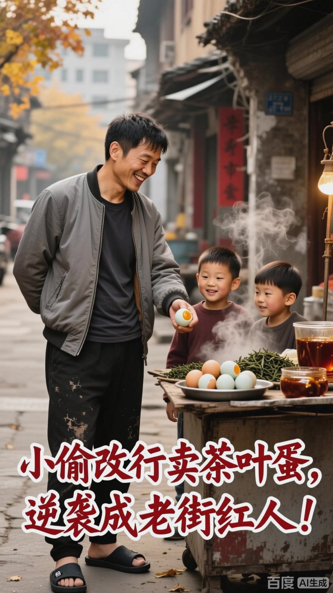 民间喜剧：小偷卖茶叶蛋赚