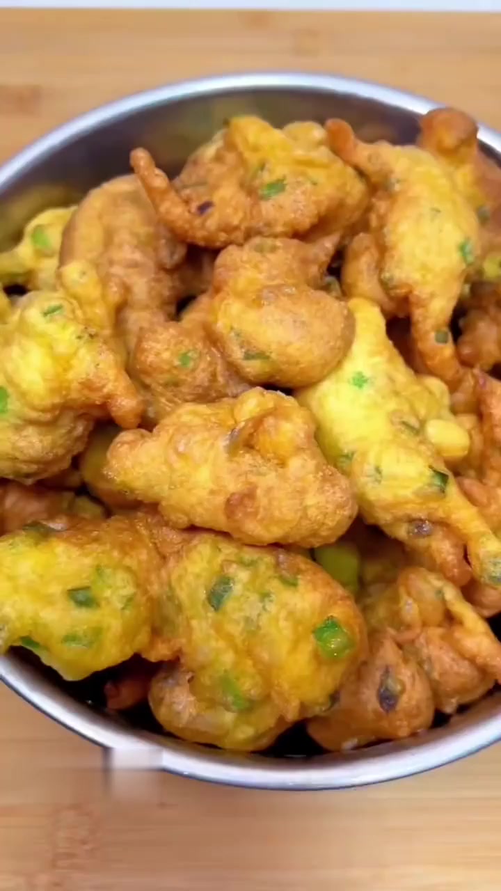 土麦子面粉炸的粑粑，小时候的味道