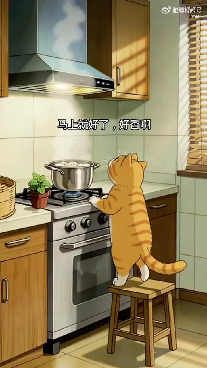 橘猫包饺子喽笔荷的作品 动画
