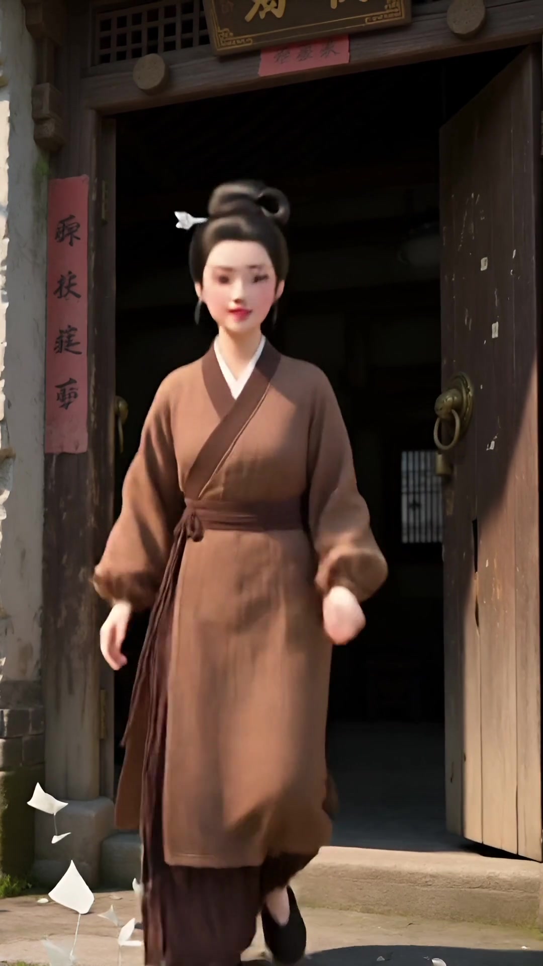 我:我们一家三口,穿越后第一件事是逃难