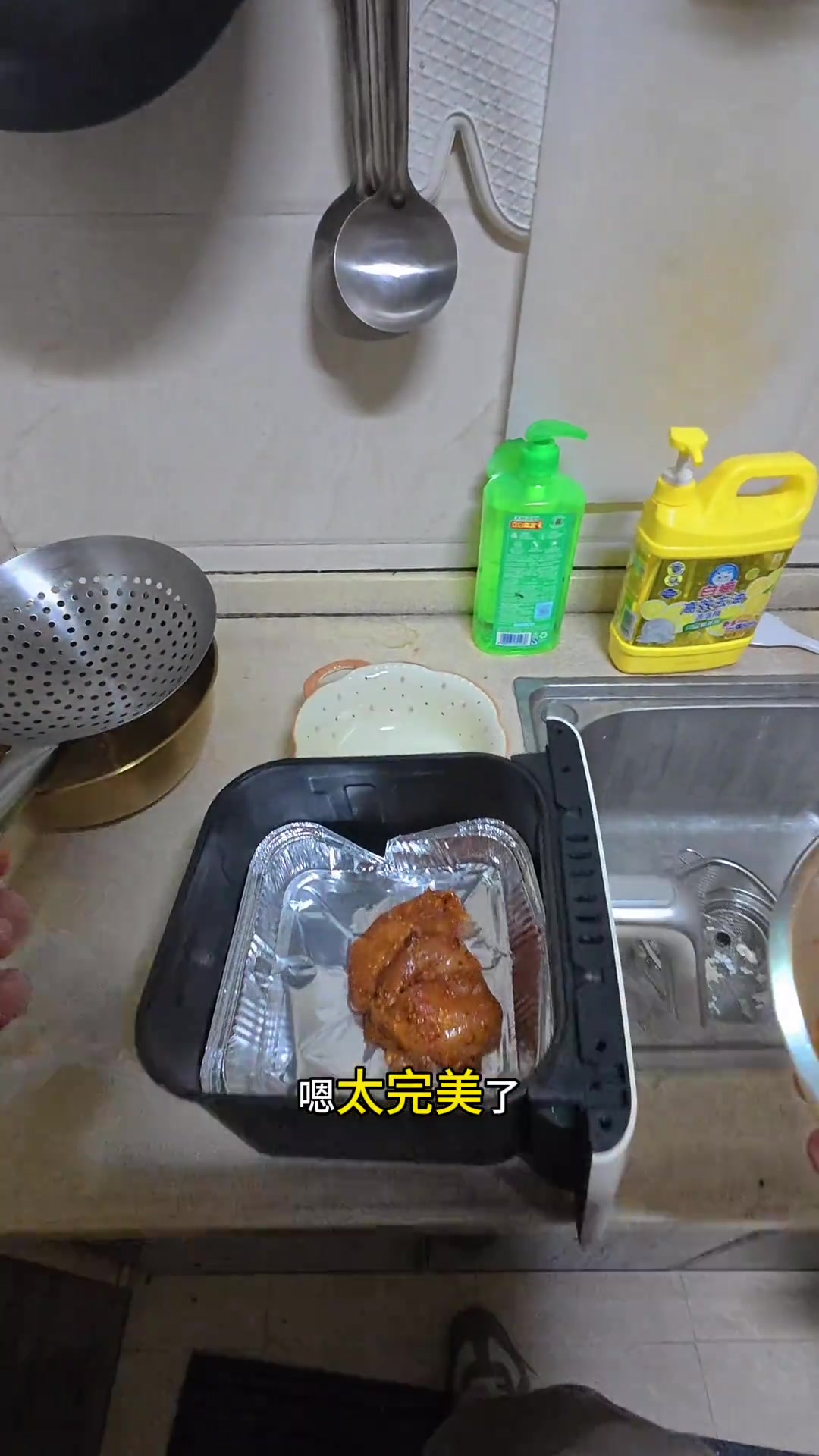 神鸡胸肉，空气炸锅炸鸡胸肉，黄金鸡胸肉做法教学