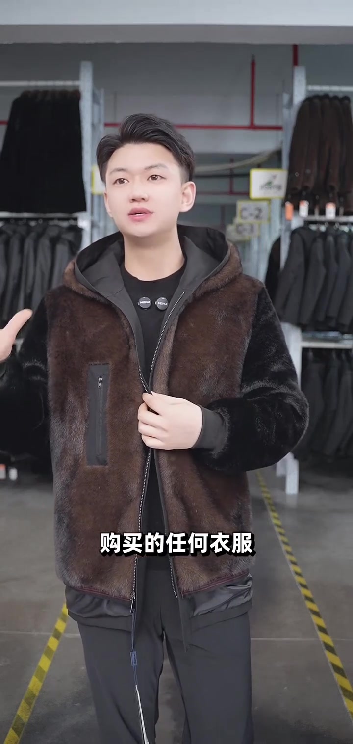 冬季怕冷必选!貂绒派克服加皮加毛,整版内胆防风保暖,穿出温暖体验!