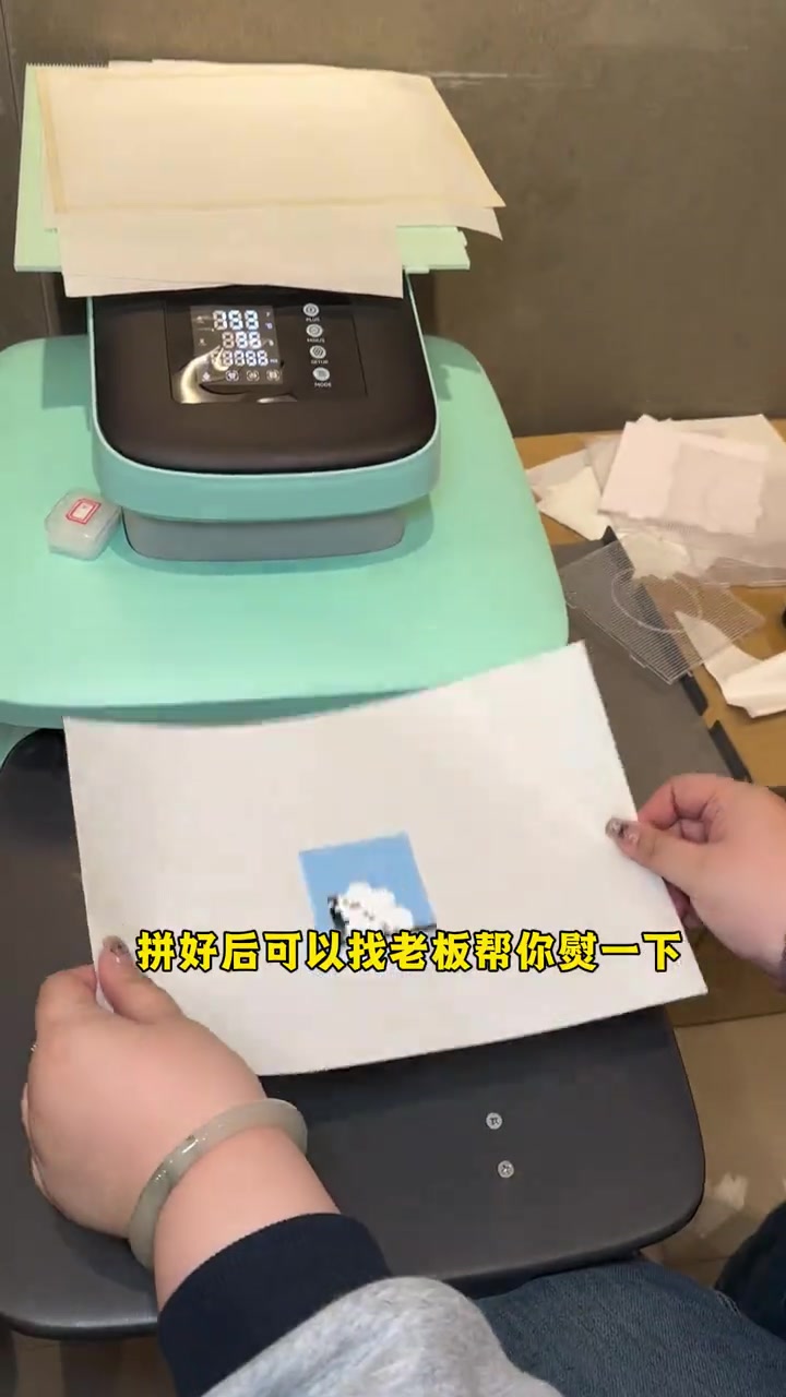太原街拼豆教程，手工美食DIY