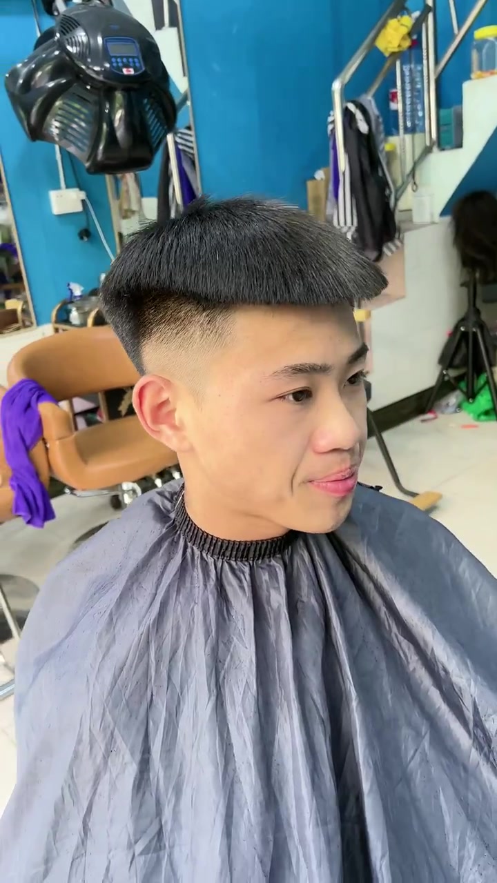 男士3到5厘米头发,飞机头发型分享