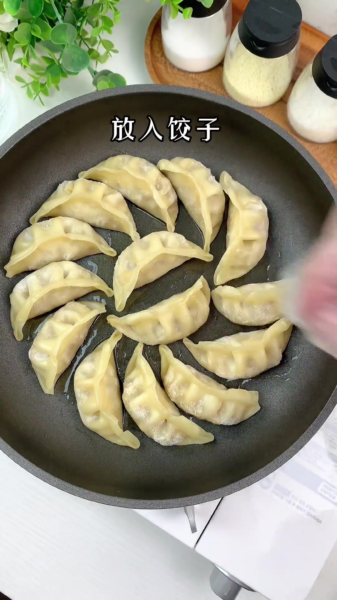 速冻水饺变雪花煎饺，十分钟轻松做