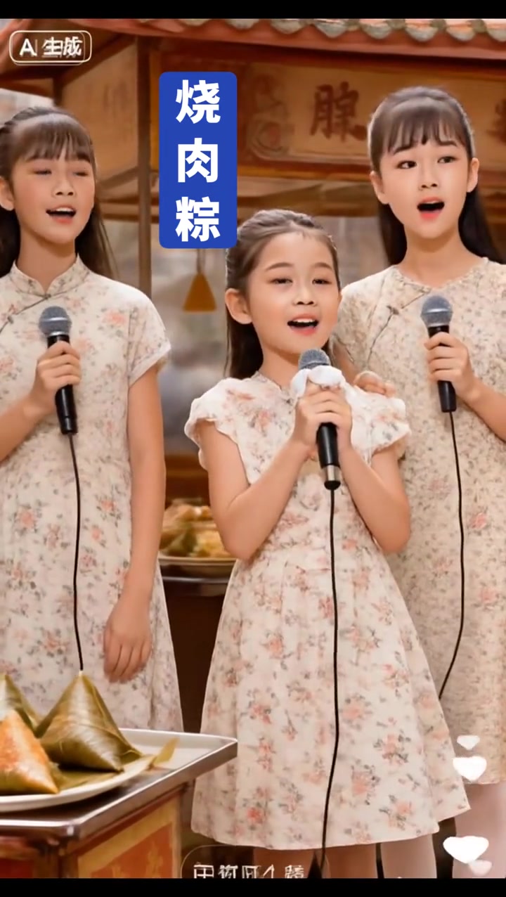 烧肉粽！#梅花三姐妹 #闽南语歌曲 #梅花三姐妹烧肉粽