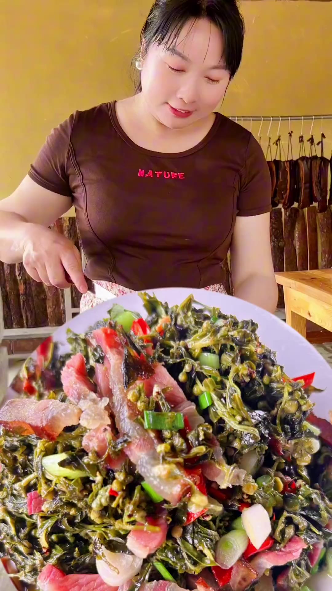 这就是春天的味道，白花菜城里吃不到的