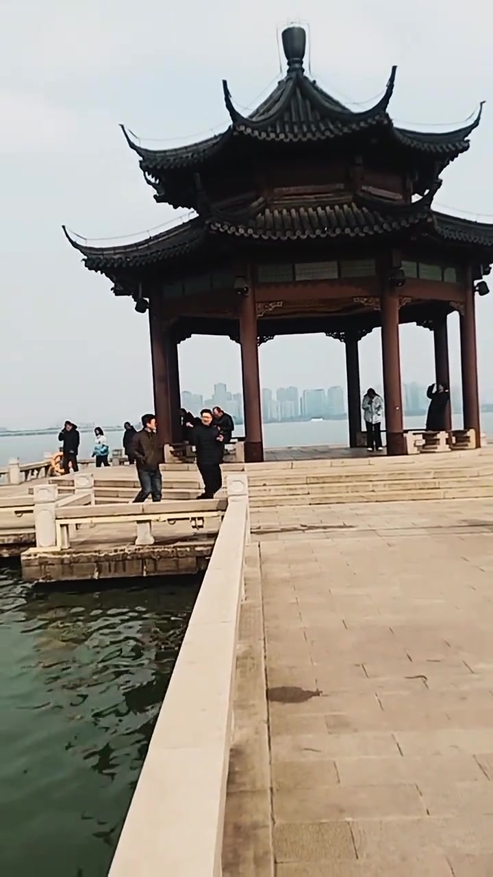 苏州市，金鸡湖景区