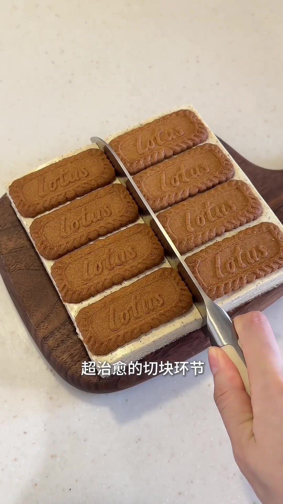 VLOG自制免烤箱焦糖红茶芝士蛋糕