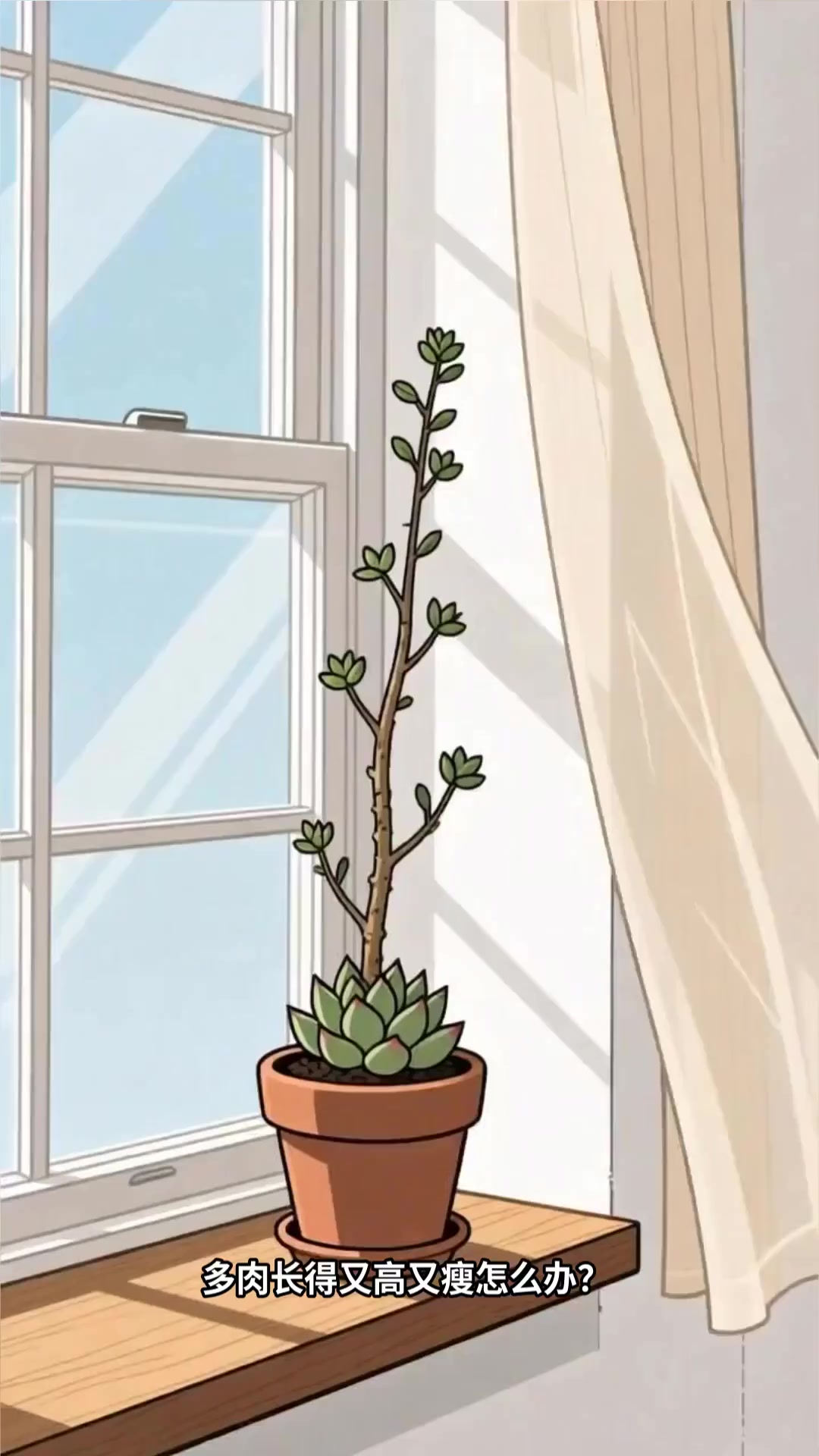 多肉植物的砍头修剪与爆侧芽