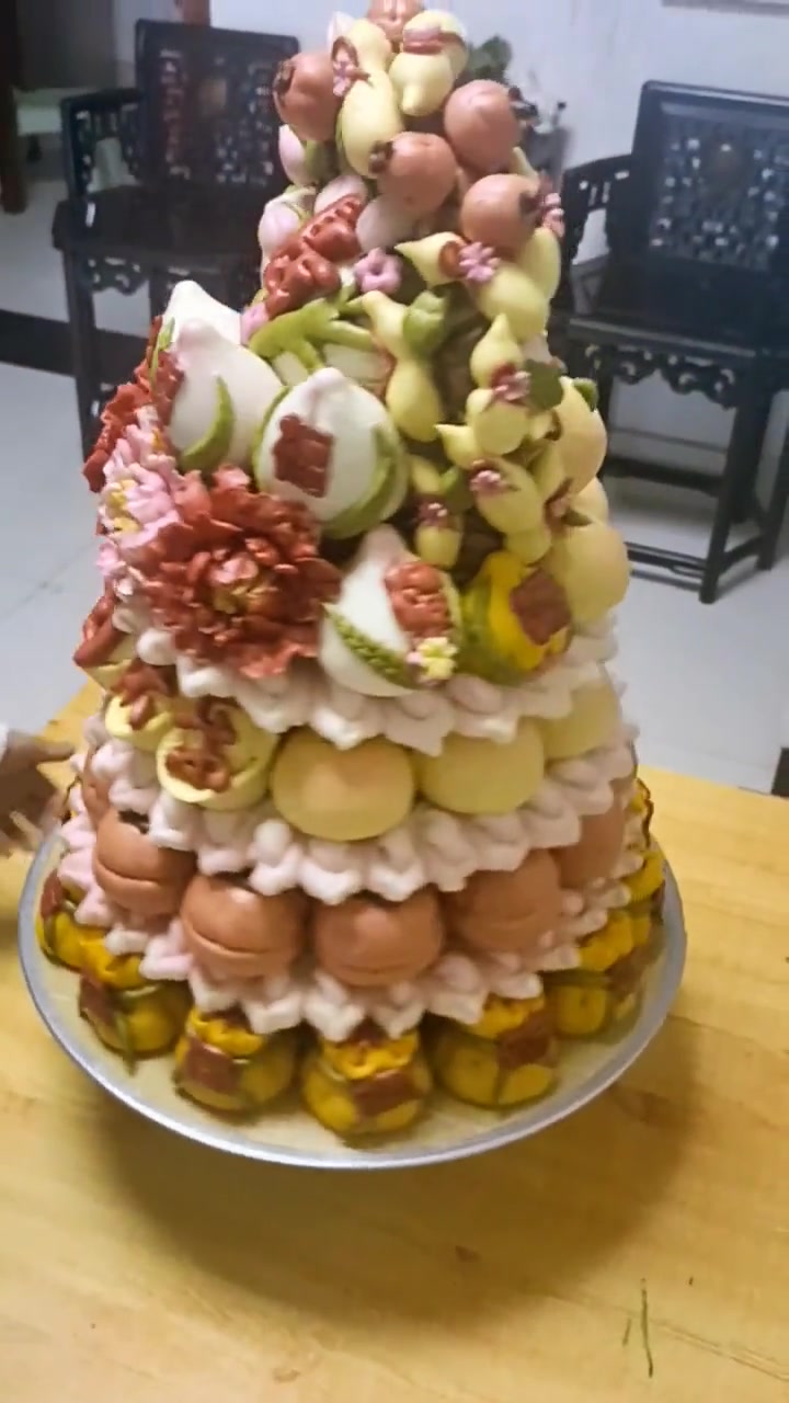 纯手工制作中式蛋糕
