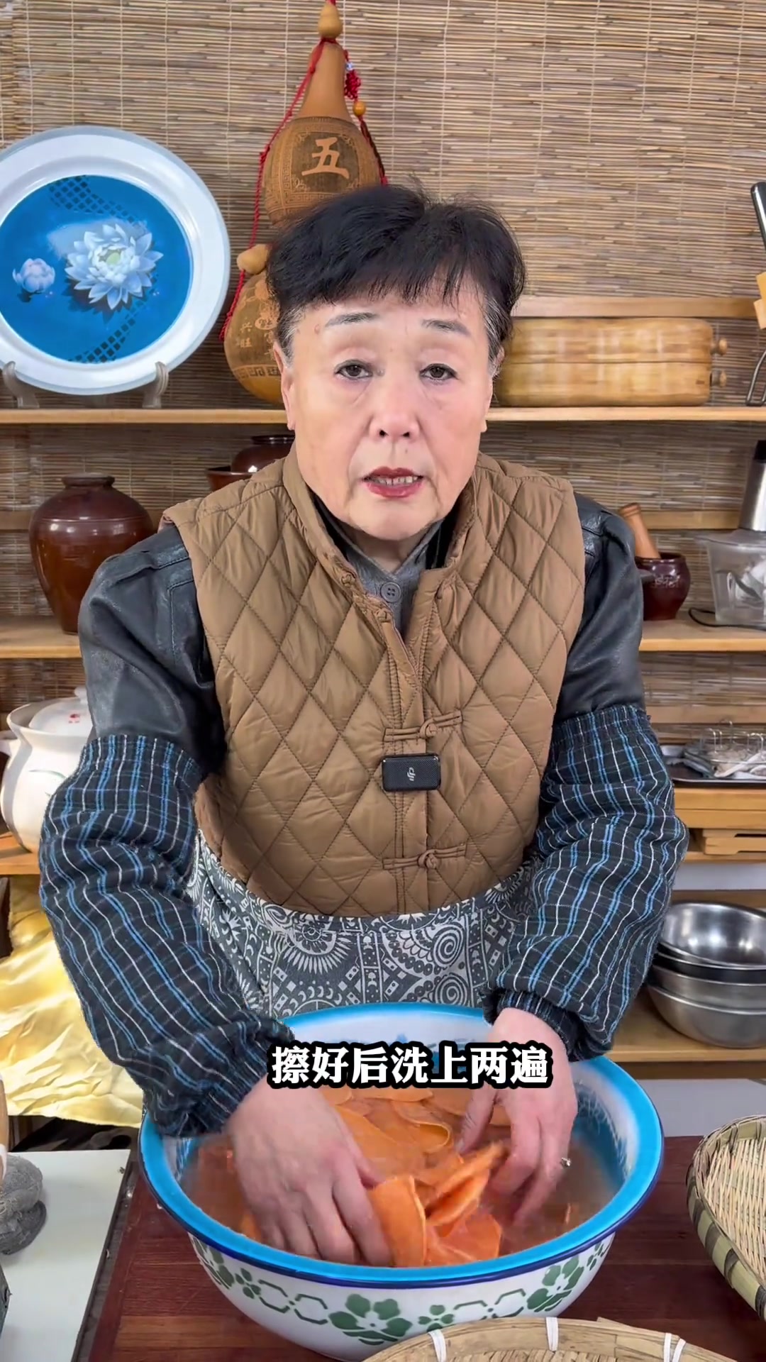 炸红薯片,过年必备的传统美味!