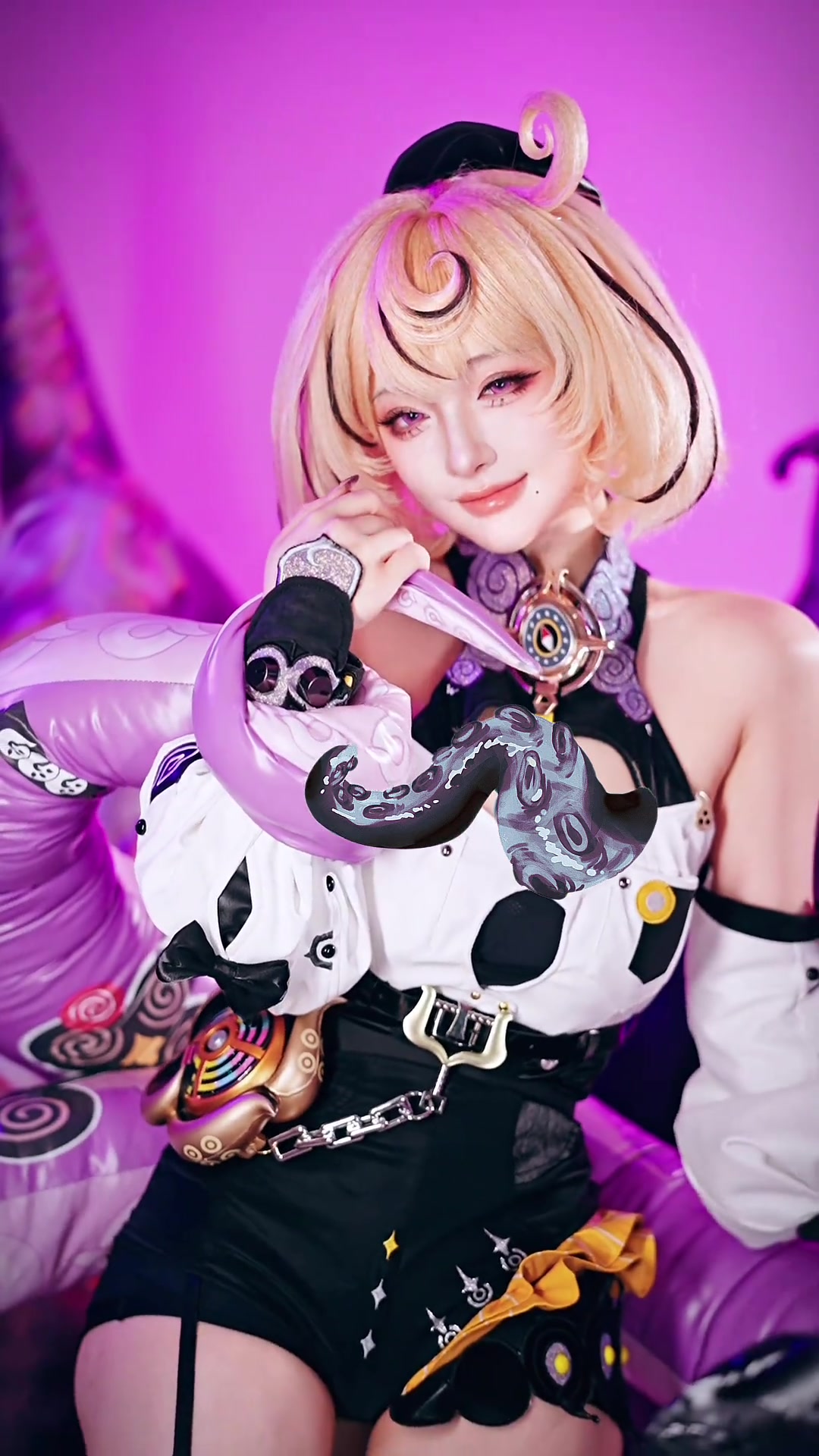 章鱼娘绝美Cosplay,带你领略绝区零伊德海莉的魅力