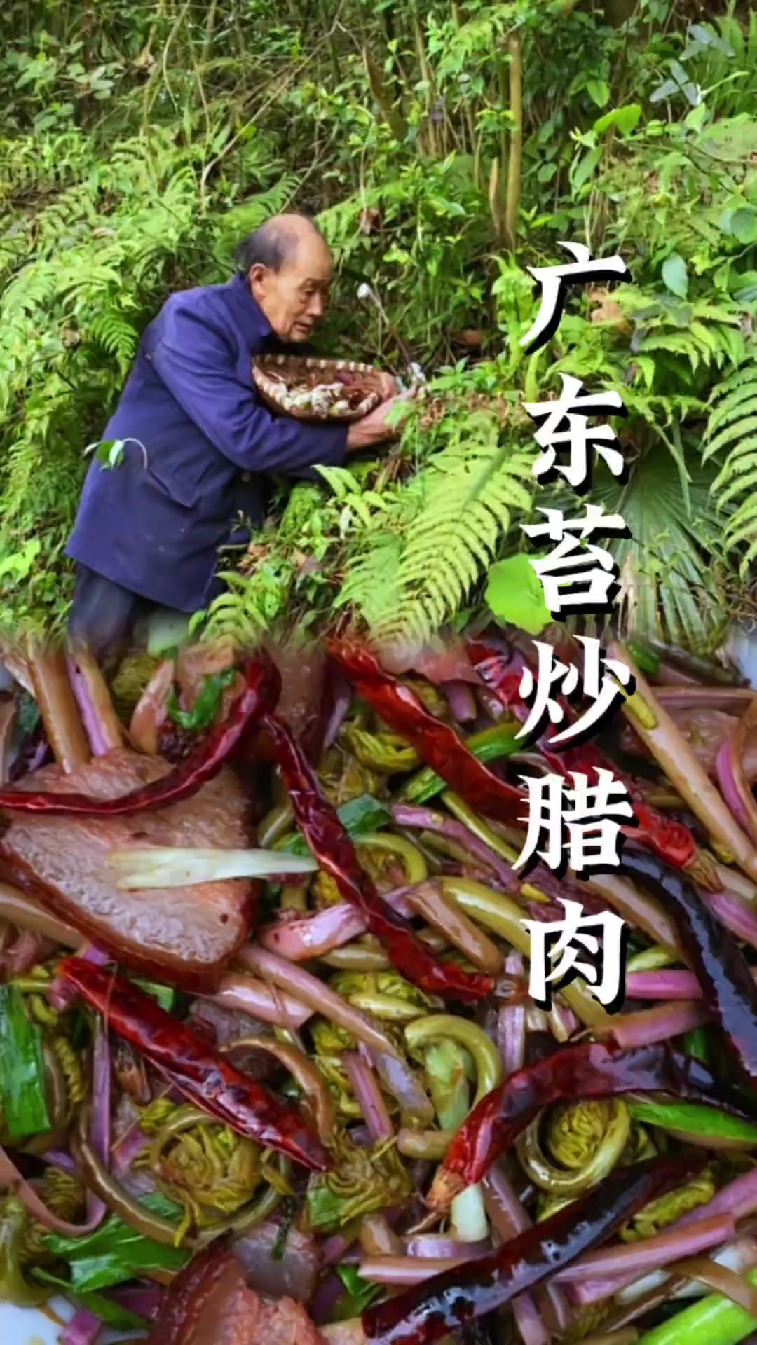 小时候认为比蕨菜更高级的野菜,我们叫它广东苔,不知道你们那边叫什么?……
