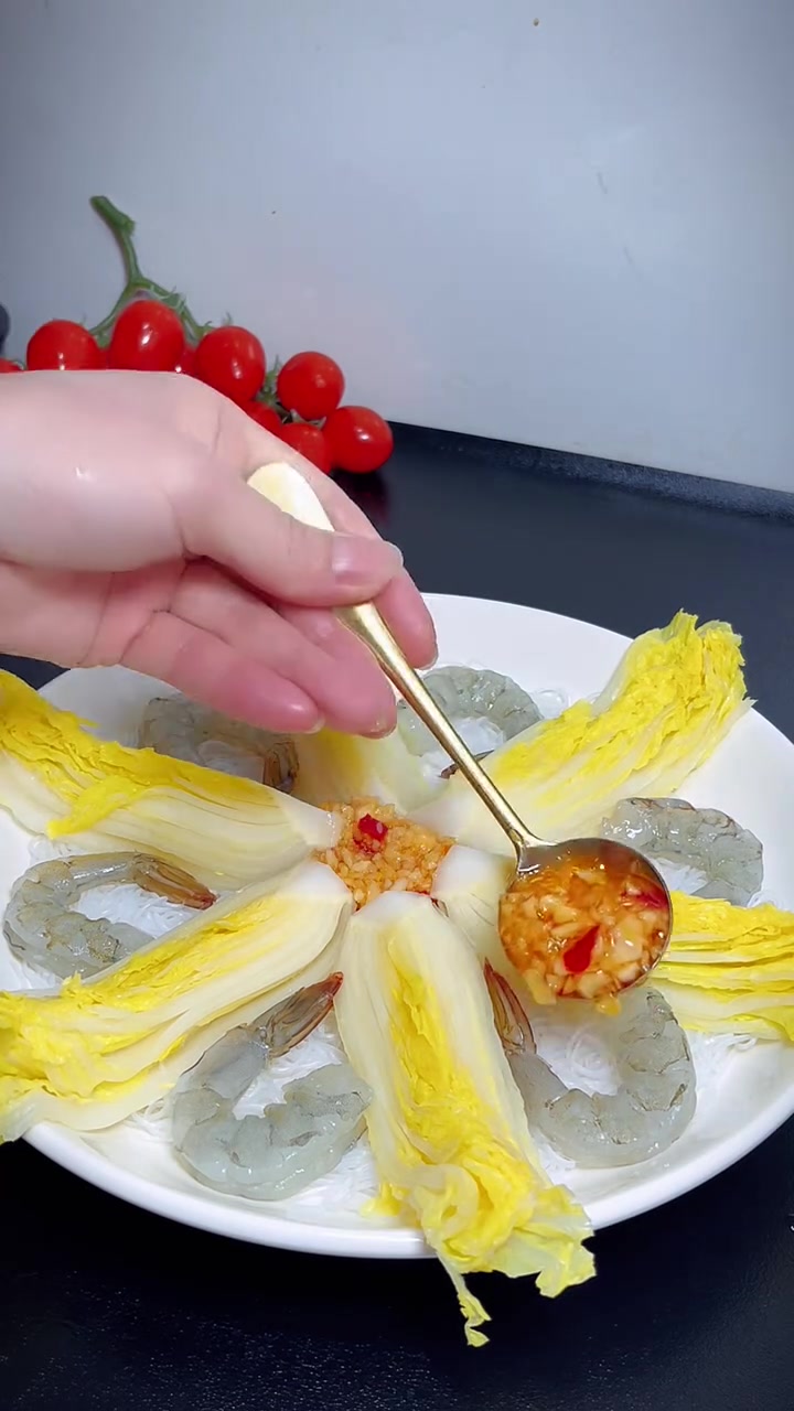 年夜饭必备菜品 蒜蓉粉丝娃娃菜 好看又好吃 做法超简单