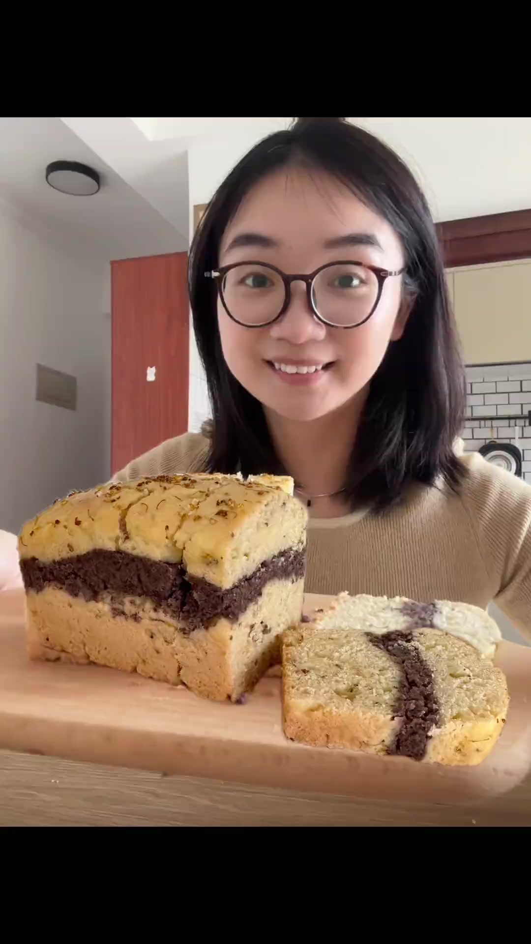 新配方做其他口味磅蛋糕，红豆酒酿代糖清甜